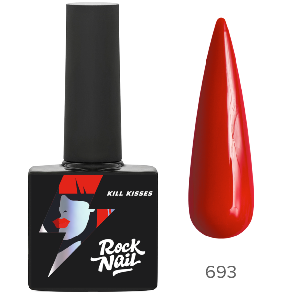 Гель-лак Kill Kisses 693 Russian Red RockNail