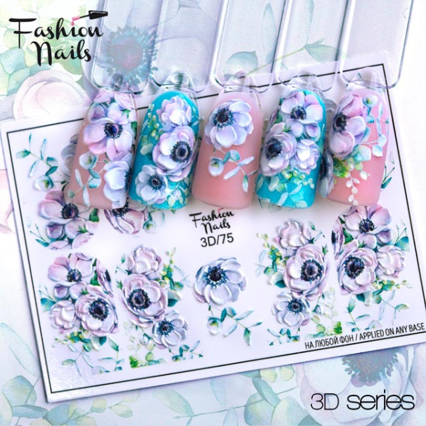 Слайдер дизайн FN 3D №75 Fashion Nails