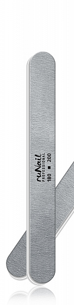 Пилка для ногтей 180/200 закруглённая Runail