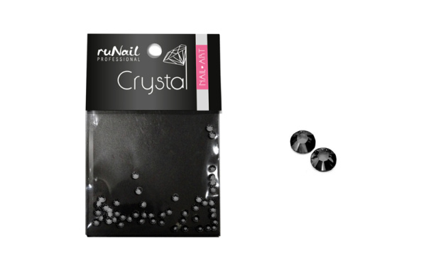 Стразы 1.5мм Черный 50шт. Runail 
