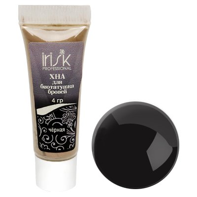 Хна для биотатуажа бровей черная, 5гр Irisk