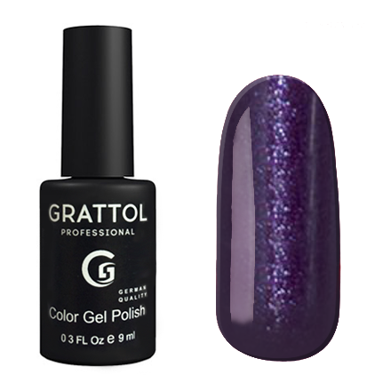 Гель-лак 091 Shining Purple 9 мл Grattol