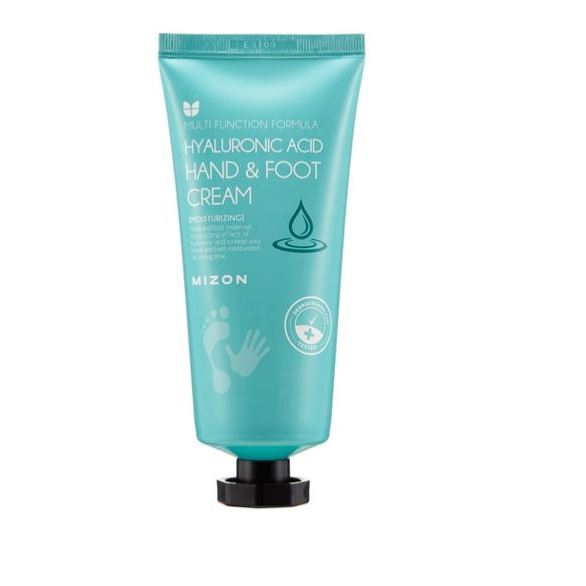 Крем для рук и ног с гиалуроновой кислотой HYALURONIC ACID HAND & FOOT CREAM 100 мл MIZON 