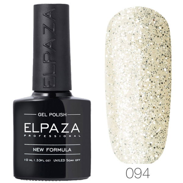 Гель-лак Classic 094 Серебряный дождь 10 мл Elpaza