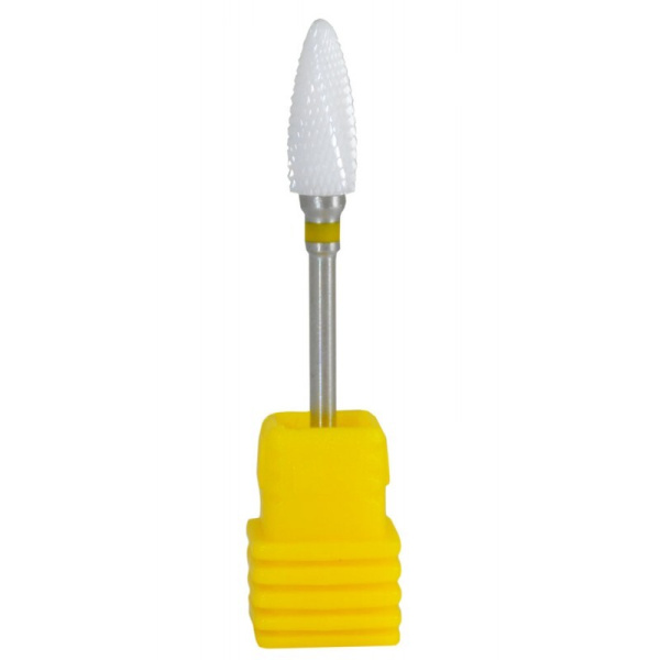 Фреза керамическая Конус (кукуруза) сверхмягкая 6 мм желтая