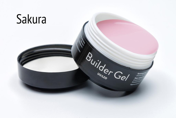 Гель для наращивания № 02 Sakura Builder Gel 15 гр Elpaza
