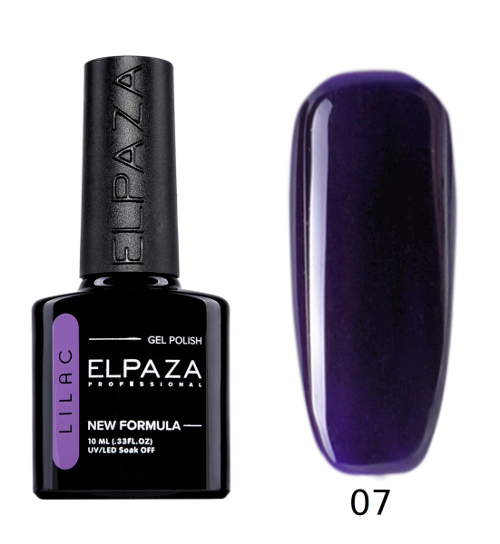 Гель-лак Lilac 07 Ультрамарин 10 мл Elpaza