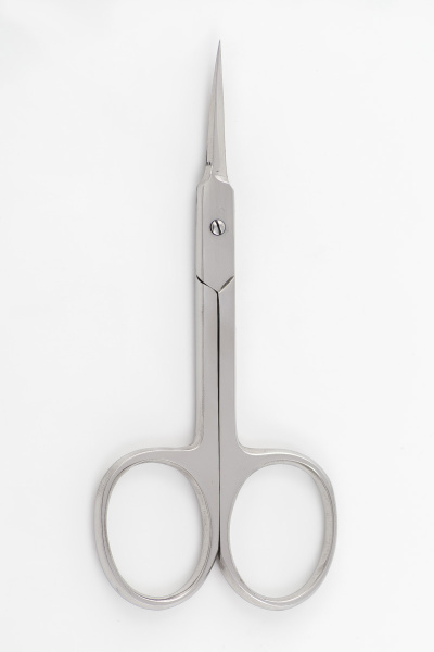 Ножницы для кутикулы НСС 5 , зауженные лезвия, плечики, Silver Star