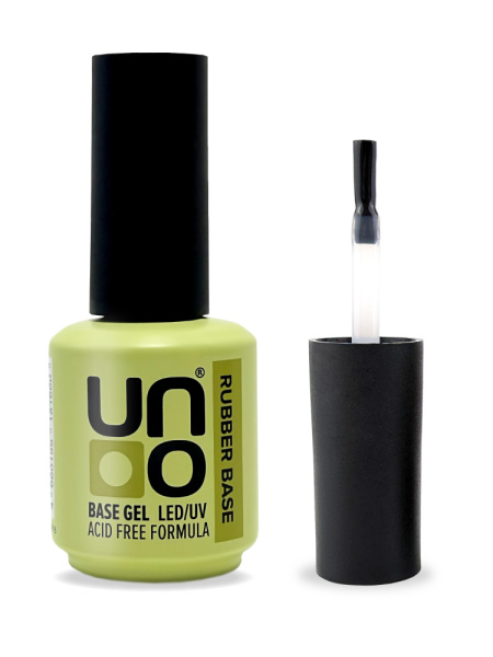 Каучуковая база для гель-лака Uno Rubber Acid Free 16 мл