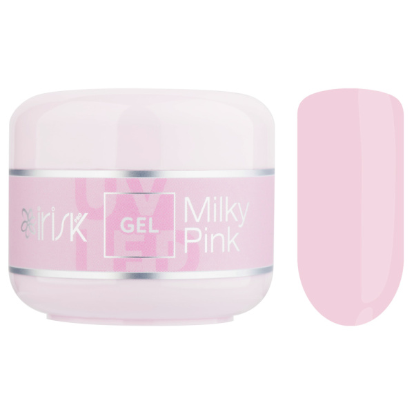 Камуфлирующий гель для наращивания 04 Milky Pink, 15мл Limited collection Irisk
