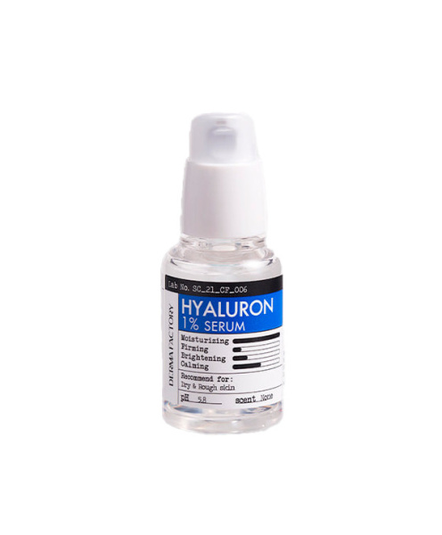 Увлажняющая сыворотка для лица с гиалуроновой кислотой Derma Factory HYALURON 3% SERUM  30мл