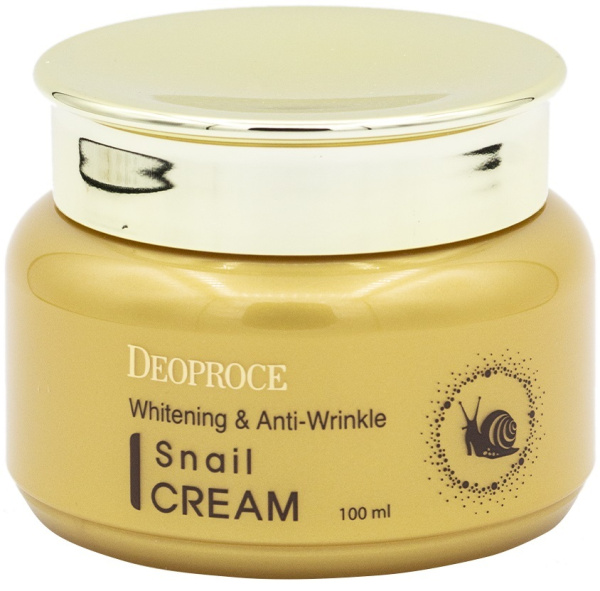 Отбеливающий крем для лица против морщин с муцином улитки WHITENING AND ANTI-WRINKLE SNAIL DEOPROCE