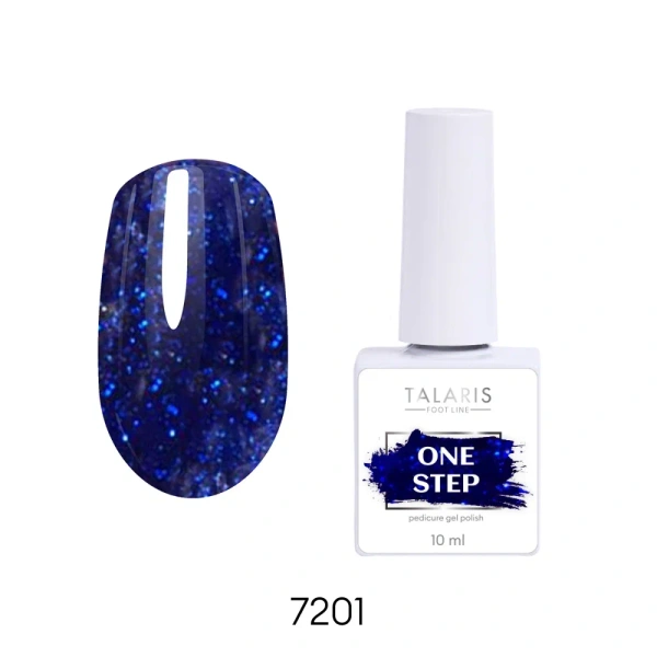 Гель-лак однофазный №7201 ONE STEP Pedicure gel polish,10мл  Runail
