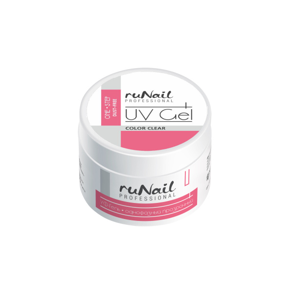 Гель для наращивания однофазный прозрачный Clear 56гр. DUST-FREE 1377 Runail 