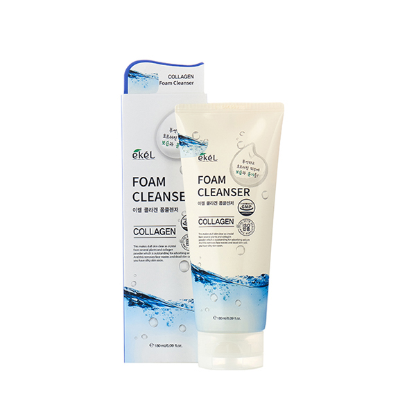 Пенка для умывания с коллагеном Foam Cleanser Collagen 180 мл EKEL