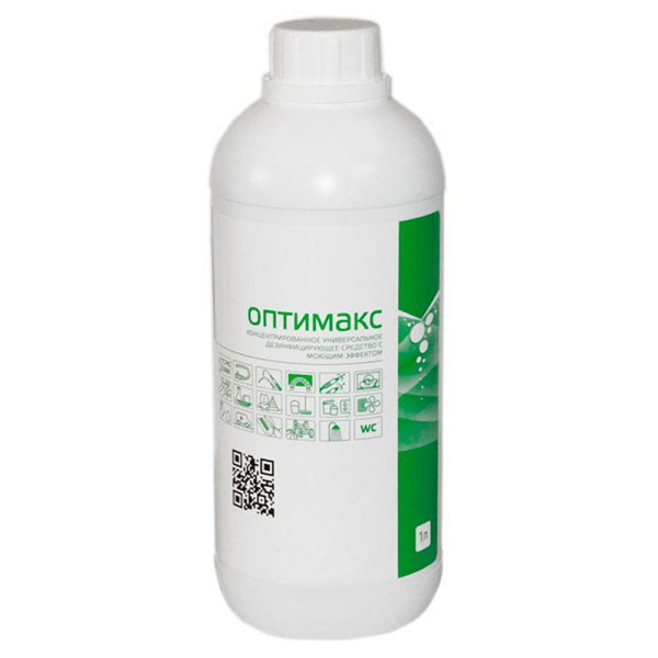 Дезинфицирующий препарат Оптимакс концентрат с моющим эффектом 1л