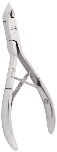Кусачки для кутикулы КСС 6/6, (6мм), пологие лезвия Silver Star