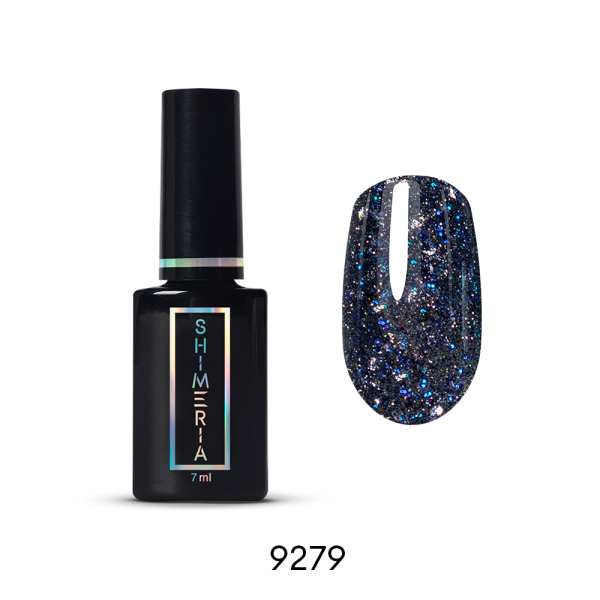 Гель-лак светоотражающий Shimeria №9279 с фольгой "Горячий лёд", 7мл 