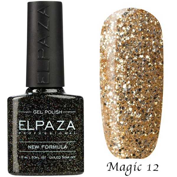 Гель-лак Magic Glitter 012 Мечта принцессы 10 мл Elpaza