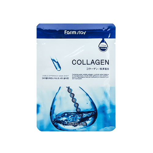 Маска для лица Collagen увлажняющая маска с коллагеном Mask Sheet 1 шт Farmstay
