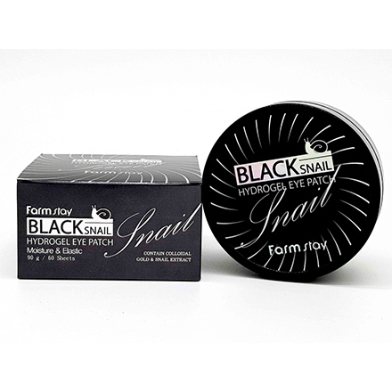 Гидрогелевые патчи для век c муцином черной африканской улитки 60 шт FarmStay
