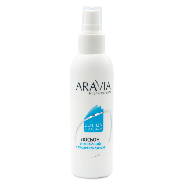 Лосьон очищающий с хлоргексидином, 150 мл ARAVIA  Professional 