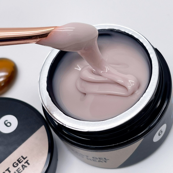 Гель для наращивания Fast Gel № 6 низкотемпературный 15 мл Bloom 