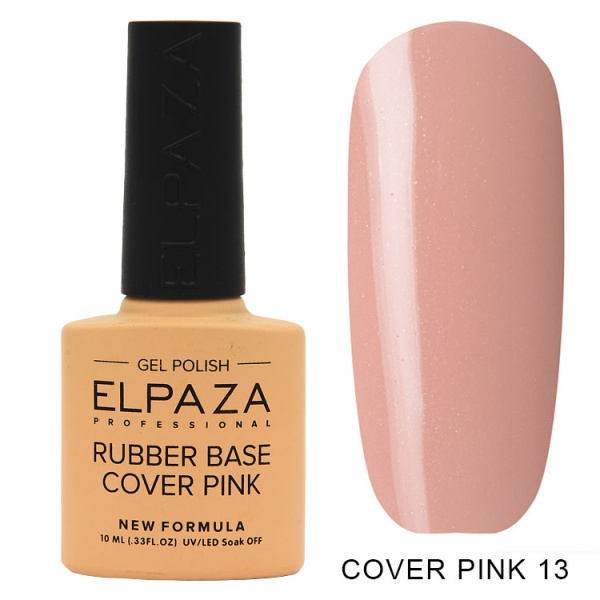 Камуфлирующая база 13 Rubber Base Cover Pink  10 мл Elpaza