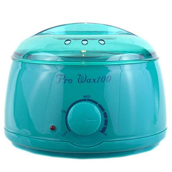 Электронагреватель воскоплав для банки 400 мл. Голубой Pro-Wax100