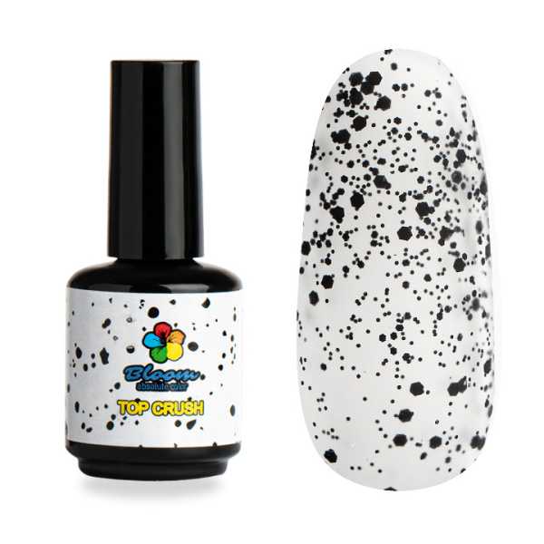 Топ CRUSH №2 матовый c черными вкраплениями 15 мл Bloom