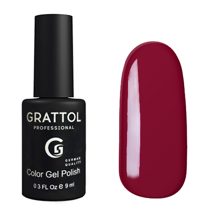 Гель-лак 020 Red Ruby 9 мл Grattol