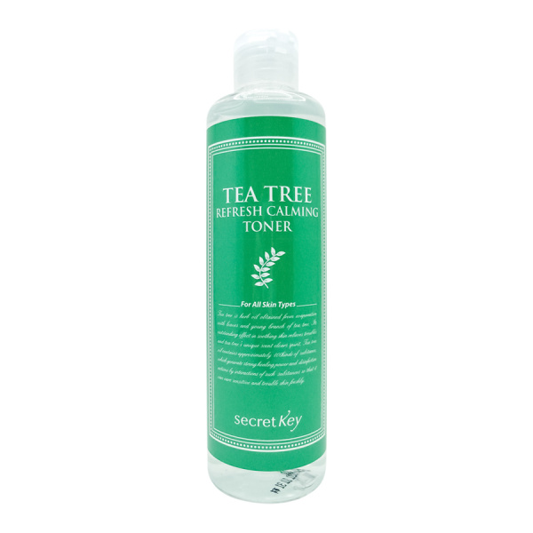 Успокаивающий тонер для лица с экстрактом чайного дерева TEA TREE REFRESH CALMING TONER secret Key