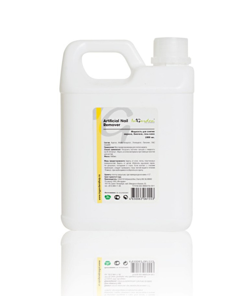 Жидкость для снятия акриловых ногтей, гель-лака, биогеля 1000 мл. Ingarden 