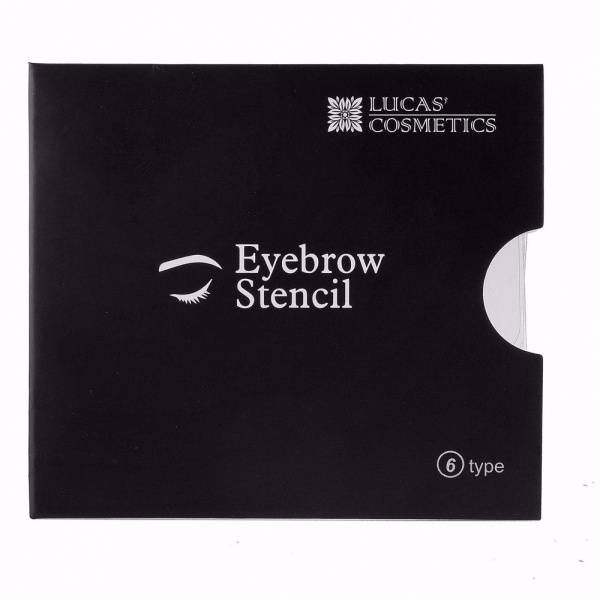 Набор трафаретов для бровей CC Brow, Lucas Cosmetics, 6 шт.
