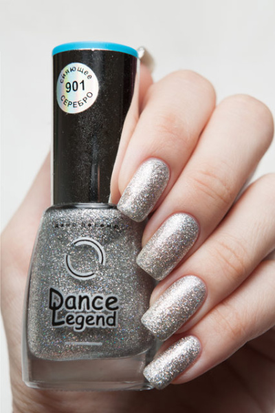 Лак Сияющее серебро №901 15 мл Dance Legend