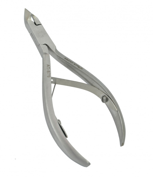 Кусачки для кутикулы АТ 879 (8мм), маленькая пяточка Silver Star