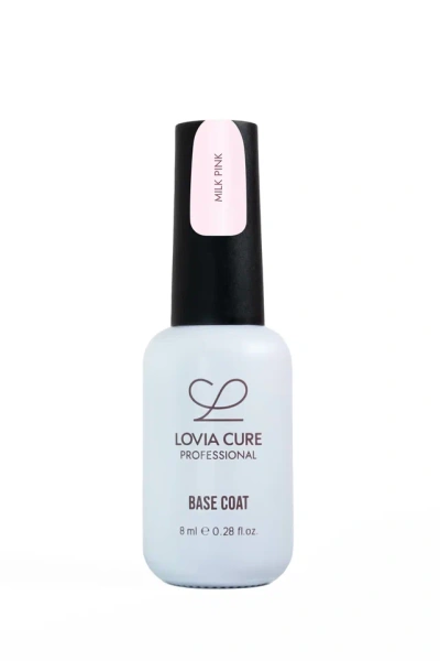 База Файбер молочно-розовая UV/LED Fiber Base Milk Pink, LOVIA CURE 8 мл, LOVIA CURE