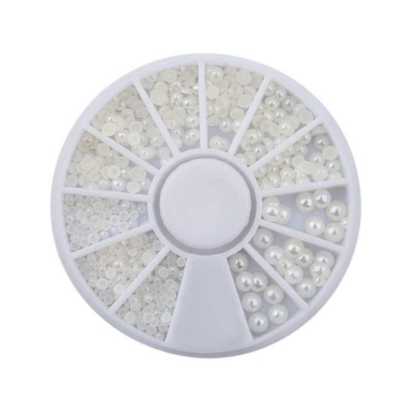 Жемчуг разный размер в круглом боксе