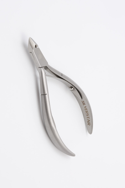 Кусачки для кутикулы Pro 201 (7мм), пологие лезвия, удлиненные ручки Silver Star