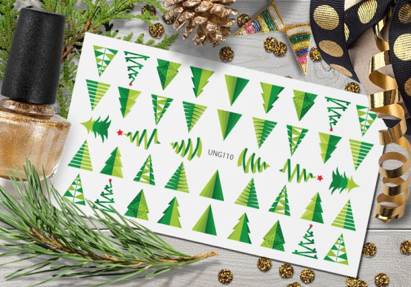 Слайдер-дизайн с белой подложкой UNG110 Delly Pur