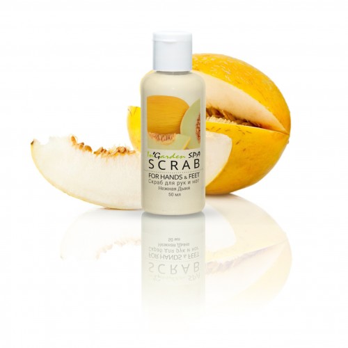 Скраб для рук и ног «Нежная Дыня», 50 мл