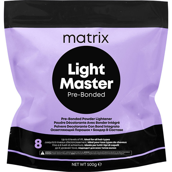 Порошок обесцвечивающий Matrix Light Master Pre-Bonded 8 с бондером для волос, 500 г