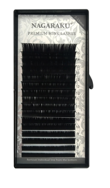 Ресницы на ленте Nagaraku Premium MIX B 0,1 мм