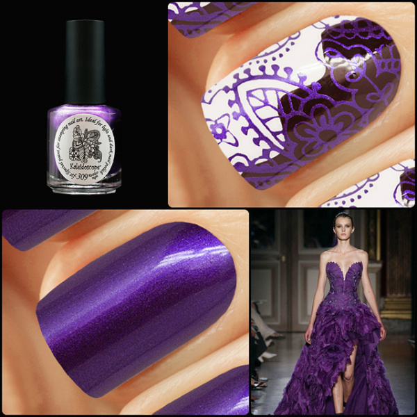 Лак для стемпинга St-309 Restless night 16мл. Kaleidoscope 