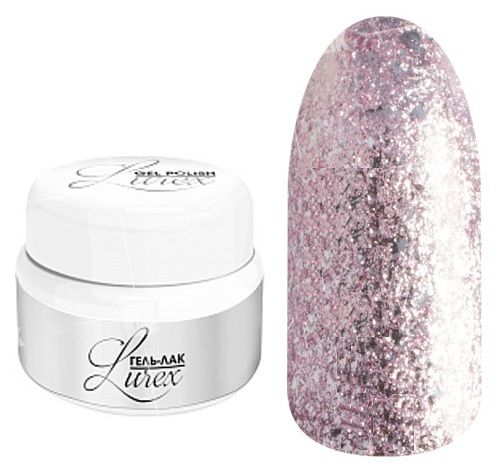 Гель-лак Lurex №3757 розовая медь Runail