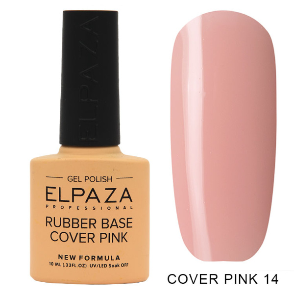 Камуфлирующая база 14 Rubber Base Cover Pink  10 мл Elpaza