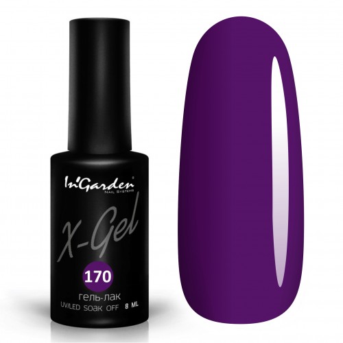 Гель-лак InGarden X-Gel №170 Ягоды Асаи
