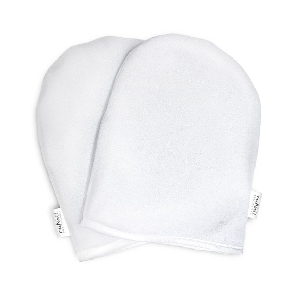 Варежки косметические белые 2 шт.