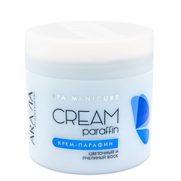 Крем-парафин "Цветочный нектар" с цветочным и пчелиным воском 300 мл ARAVIA