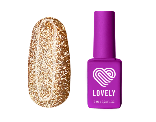 Гель-лак Lovely Gold Autumn 01, 7 ml